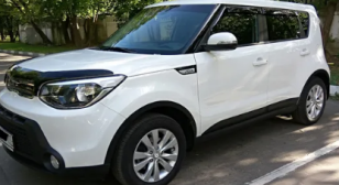 Дефлекторы окон (ветровики) Kia Soul II 2013"EuroStandard" (Киа Соул) Кобра Тюнинг